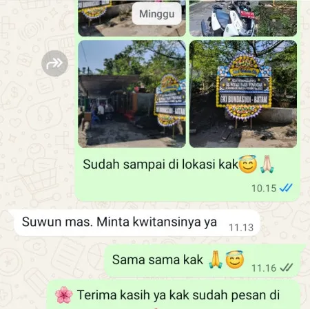 Pengiriman Papan Bunga Duka Lugurejo Butuh