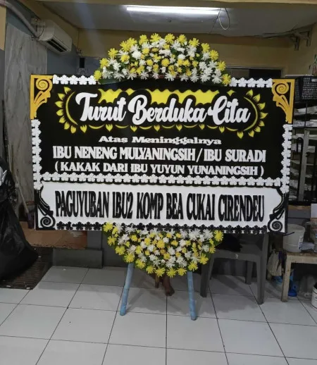 Papan Bunga Duka Lugurejo Butuh